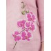 Embroidered blouse-tunic "Gentle Orchid"